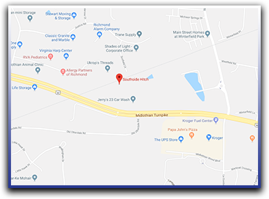 Map to Southside Hitch